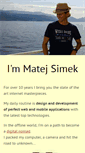 Mobile Screenshot of matejsimek.com
